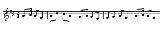 Kerry Cow, The - staff notation