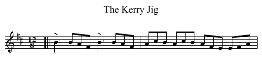 Kerry Jig, The  - staff notation