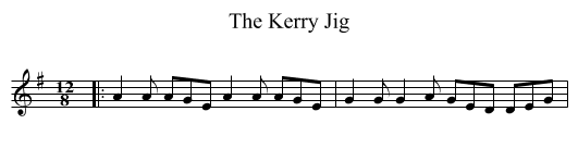 Kerry Jig, The  - staff notation