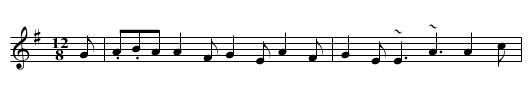 Kerry Jig, The - staff notation