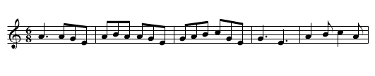 Kerry Jigg - staff notation