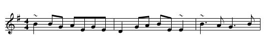 Kerry Lasses - staff notation