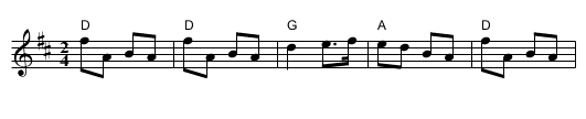 Kerry Polka, The - staff notation