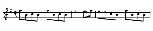 Kerry Polka - staff notation