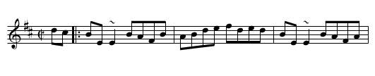 Kerry Reel, The - staff notation