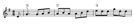 Kesh Jig, The - staff notation