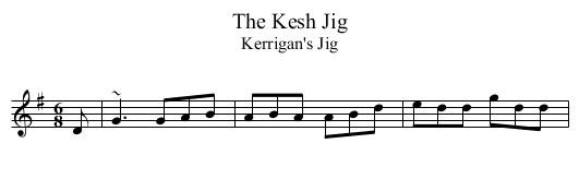 Kesh Jig, The - staff notation