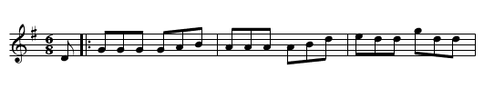 Kesh Jig, The - staff notation