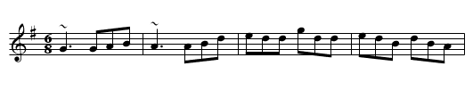 Kesh Jig - staff notation