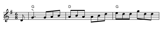 Kesh Jig - staff notation