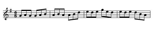 Kesh Jig - staff notation