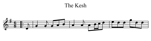 Kesh, The  - staff notation