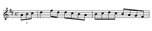 Keswick Bonny Lasses - staff notation