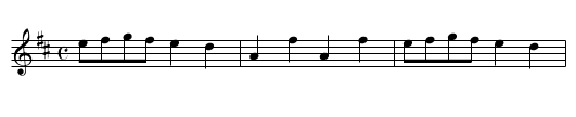 Kettle Drum - staff notation