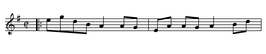 Kevin Burke's Reel - staff notation