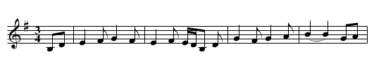 Kevin Keegan's Waltz - staff notation