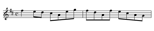 Kew Gardens - staff notation