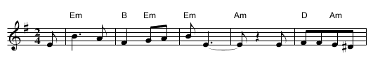 Khan Badarom - staff notation