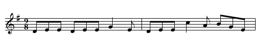 Kid on the Mountain [2], The - staff notation