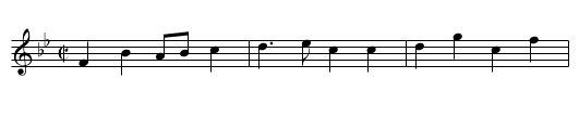 Kidlington Green. JW6.101 - staff notation
