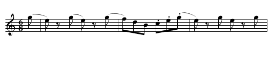 Kieler Jaeger - staff notation