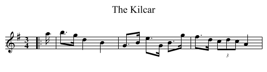 Kilcar, The  - staff notation