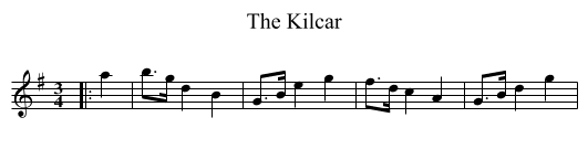 Kilcar, The  - staff notation