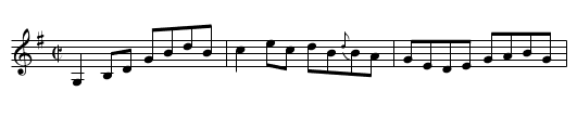 Kilcloon - staff notation