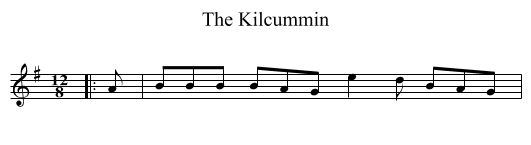 Kilcummin, The  - staff notation