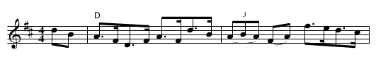 Kildare Hornpipe #1, The - staff notation