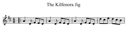 Kilfenora Jig, The - staff notation