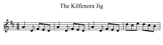 Kilfenora Jig, The - staff notation