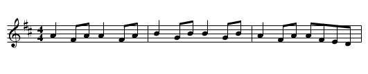 Kilfenora Reel - staff notation