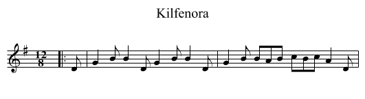 Kilfenora - staff notation