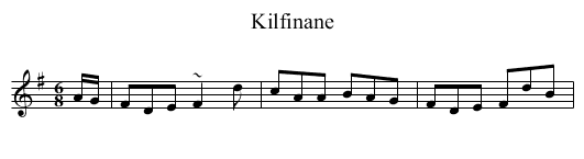Kilfinane - staff notation