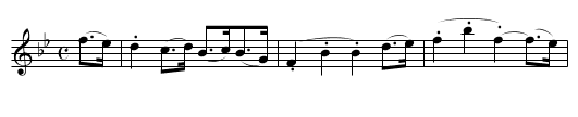Kilkenny Tune, The - staff notation