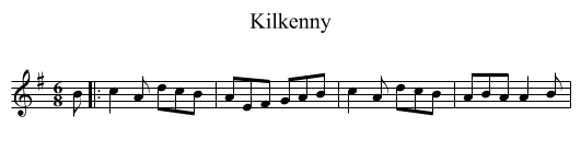 Kilkenny - staff notation