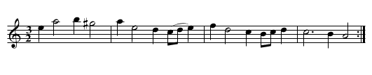 Kill Him with Kindness - staff notation