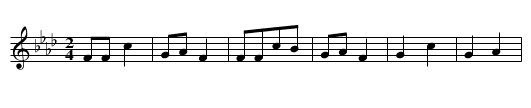 Killa bukk, killa blakk - staff notation