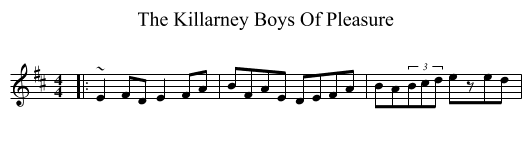 Killarney Boys Of Pleasure, The  - staff notation