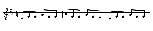 Killaval #2 - staff notation
