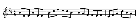 Killavel Jig, The - staff notation