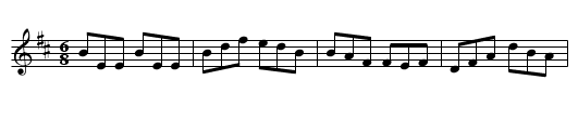 Killavel Jig, The - staff notation
