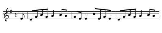 Killavil Fancy - staff notation