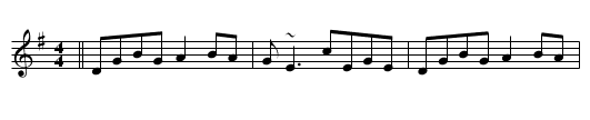 Killavil Fancy - staff notation