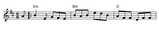 Killavil Jig, The - staff notation