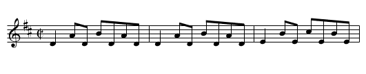 Killavil Reel, The - staff notation