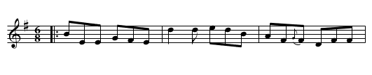 Killavil, The - staff notation