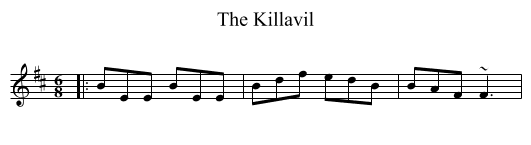 Killavil, The  - staff notation
