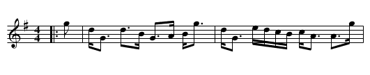 Killiechassie - staff notation